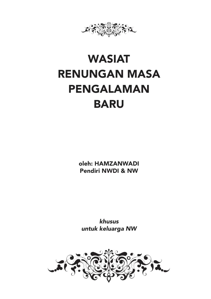 Halaman Wasiat Renungan Masa